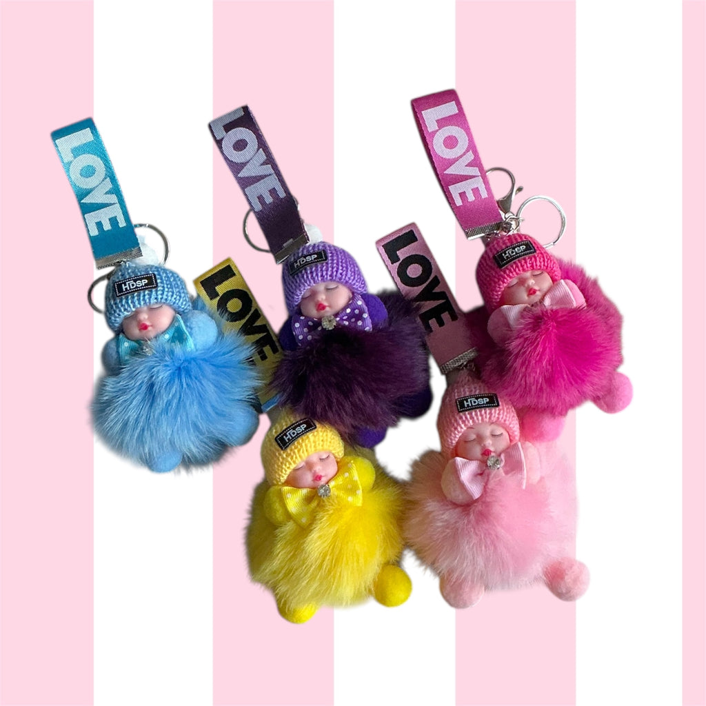 Fluffy Baby Keychain
