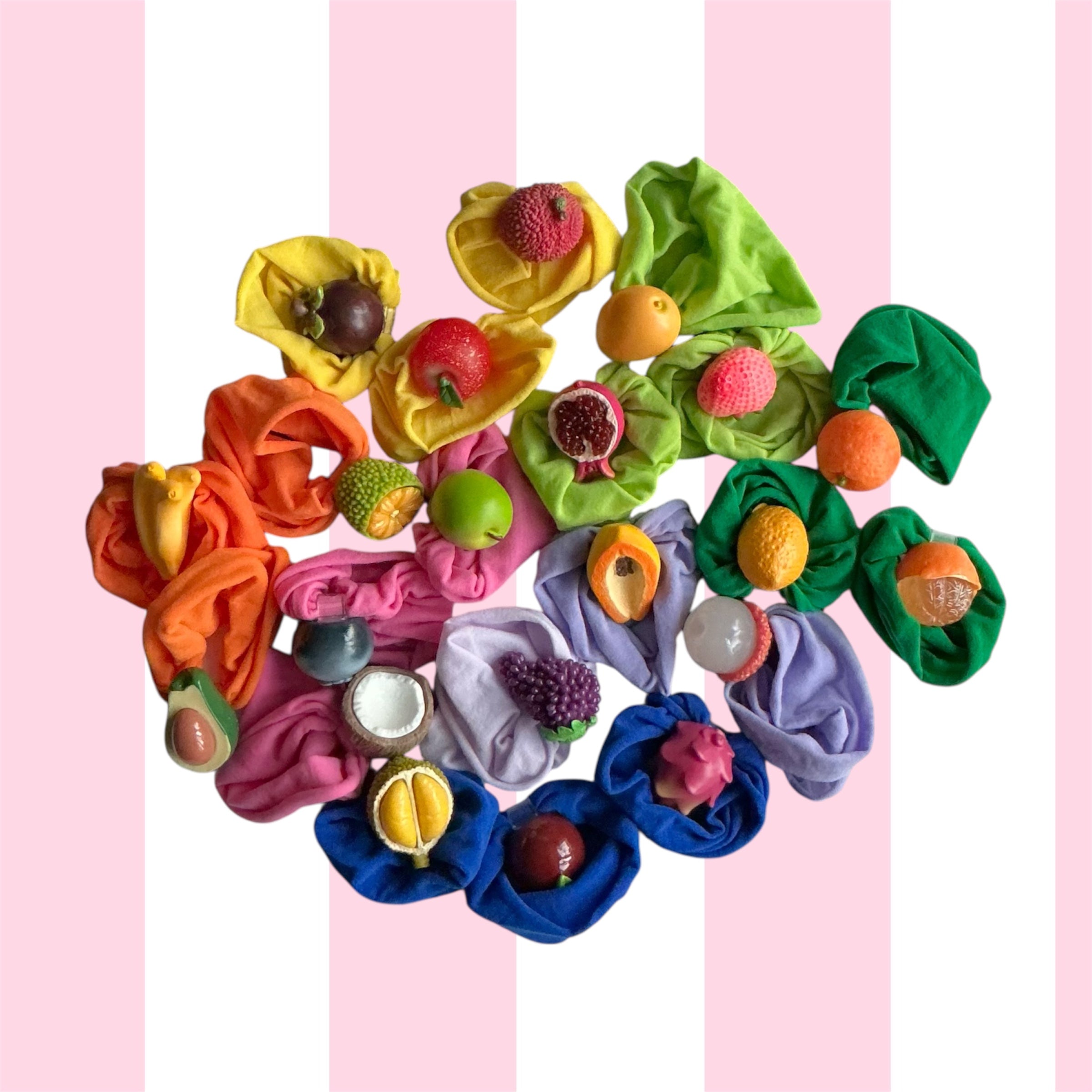 Fruit Hair Scrunchies