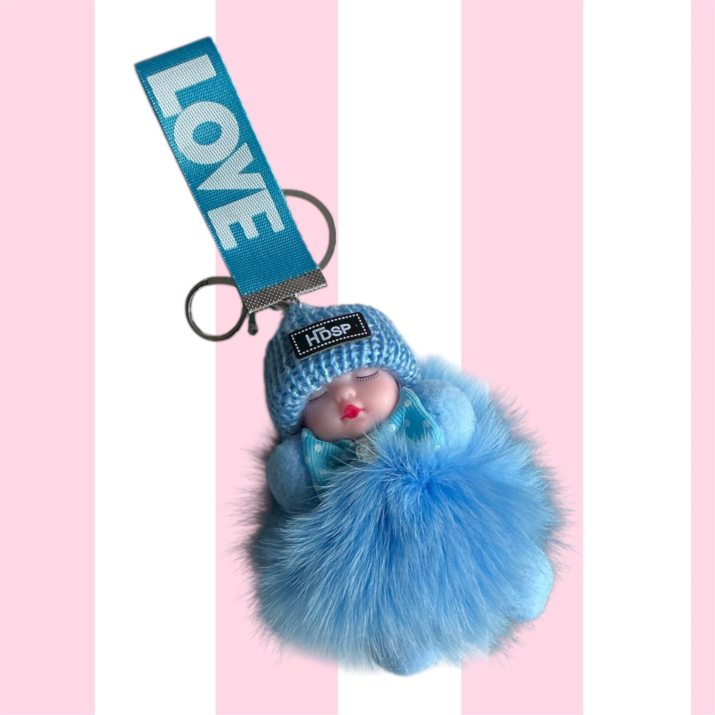Fluffy Baby Keychain