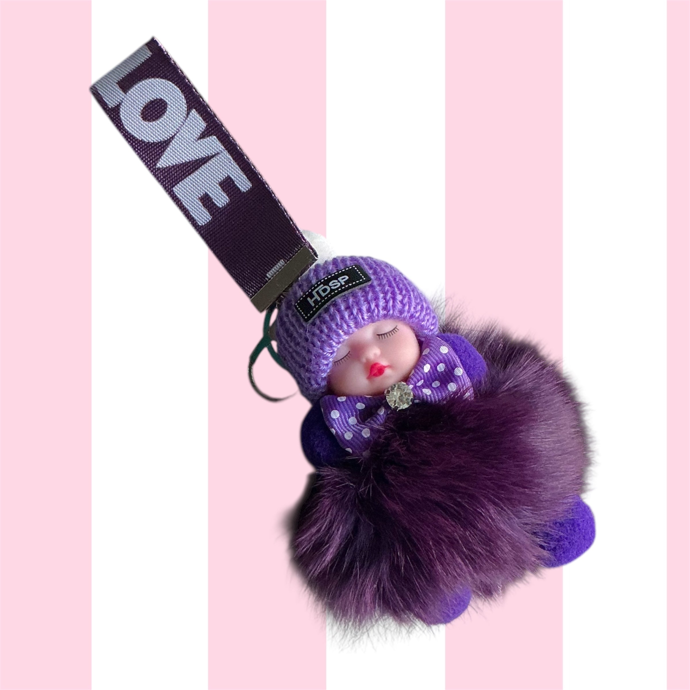 Fluffy Baby Keychain