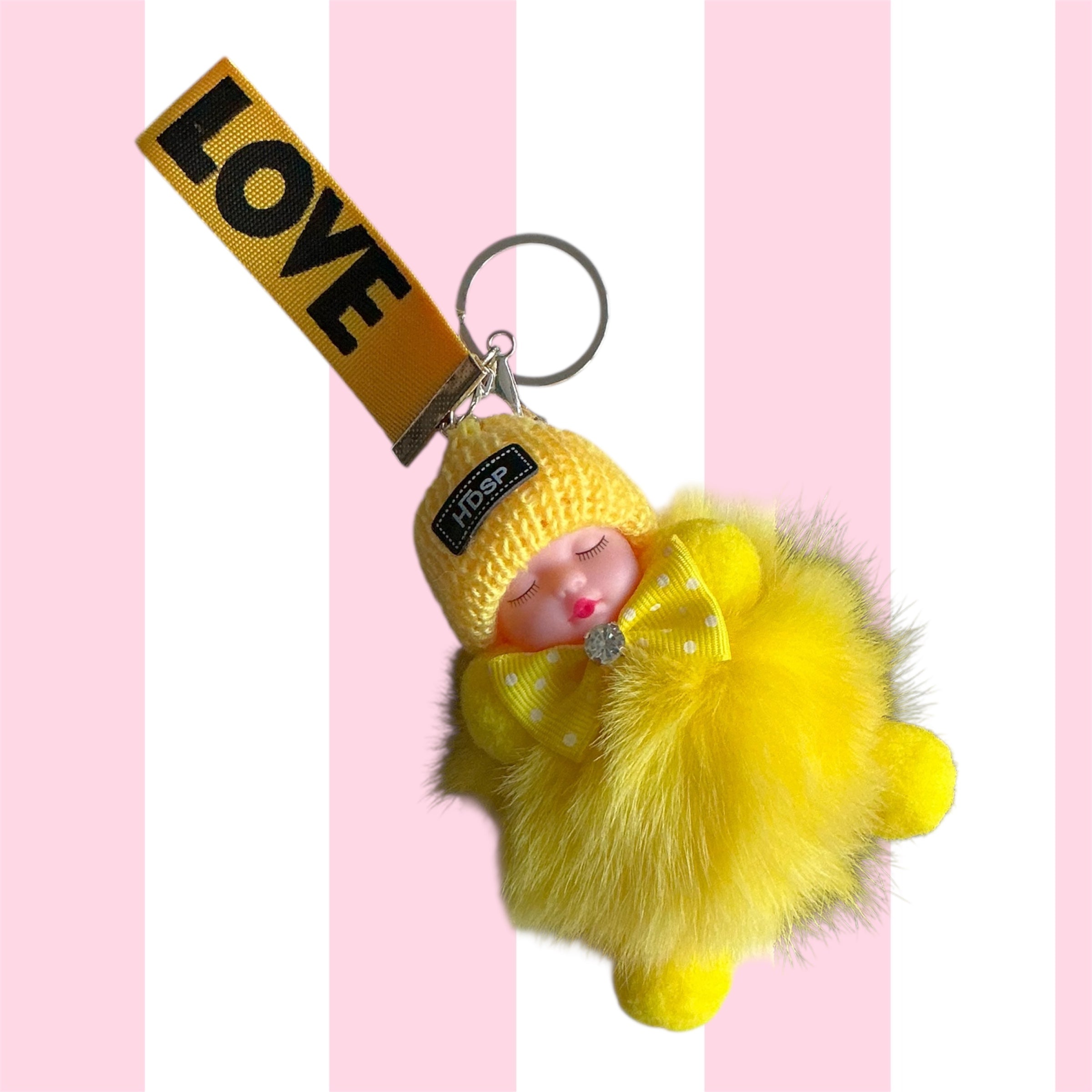 Fluffy Baby Keychain