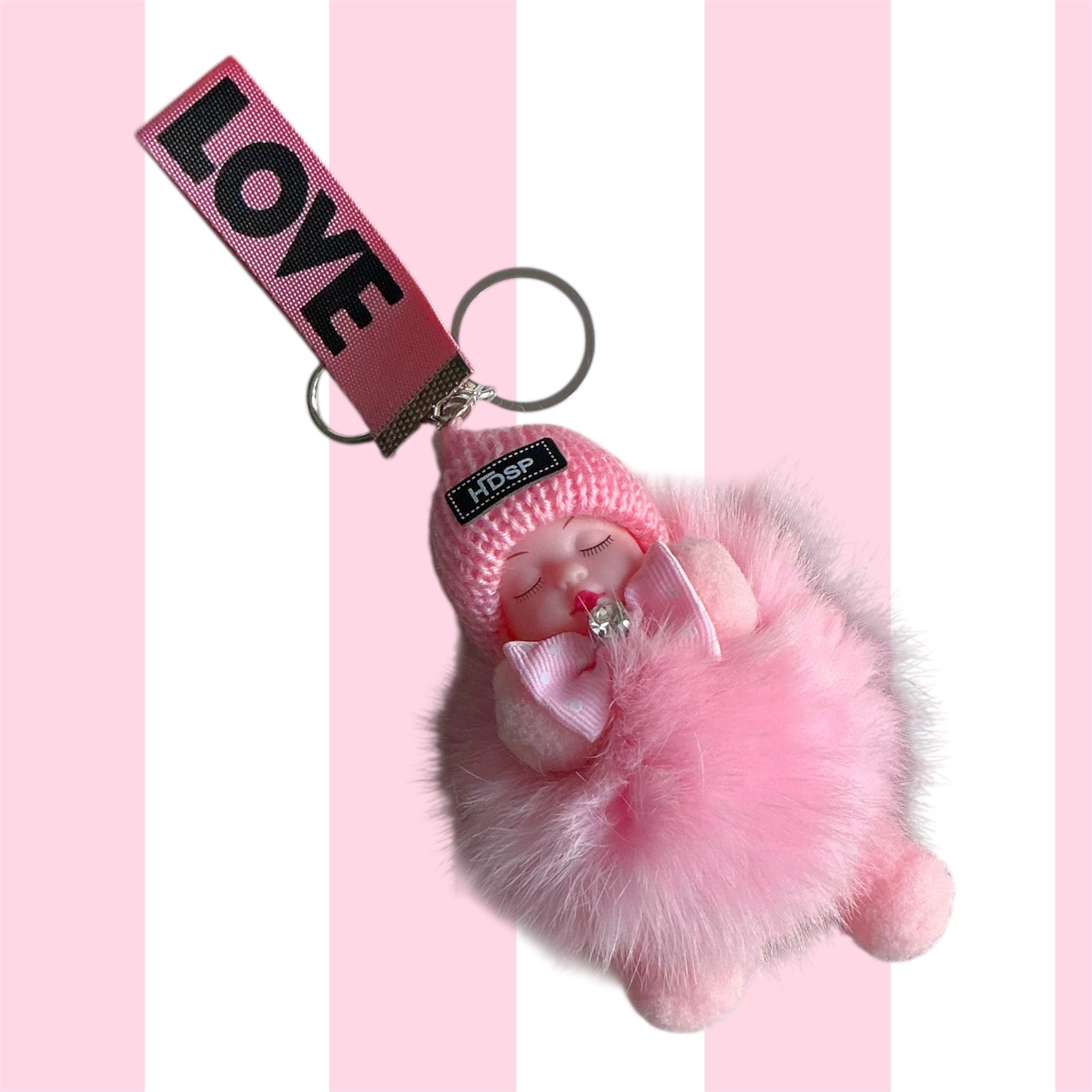 Fluffy Baby Keychain