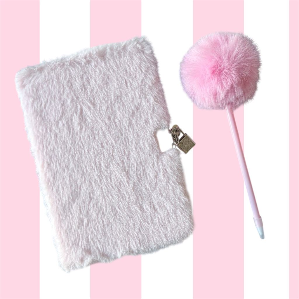Plush Notebook & Pen Set
