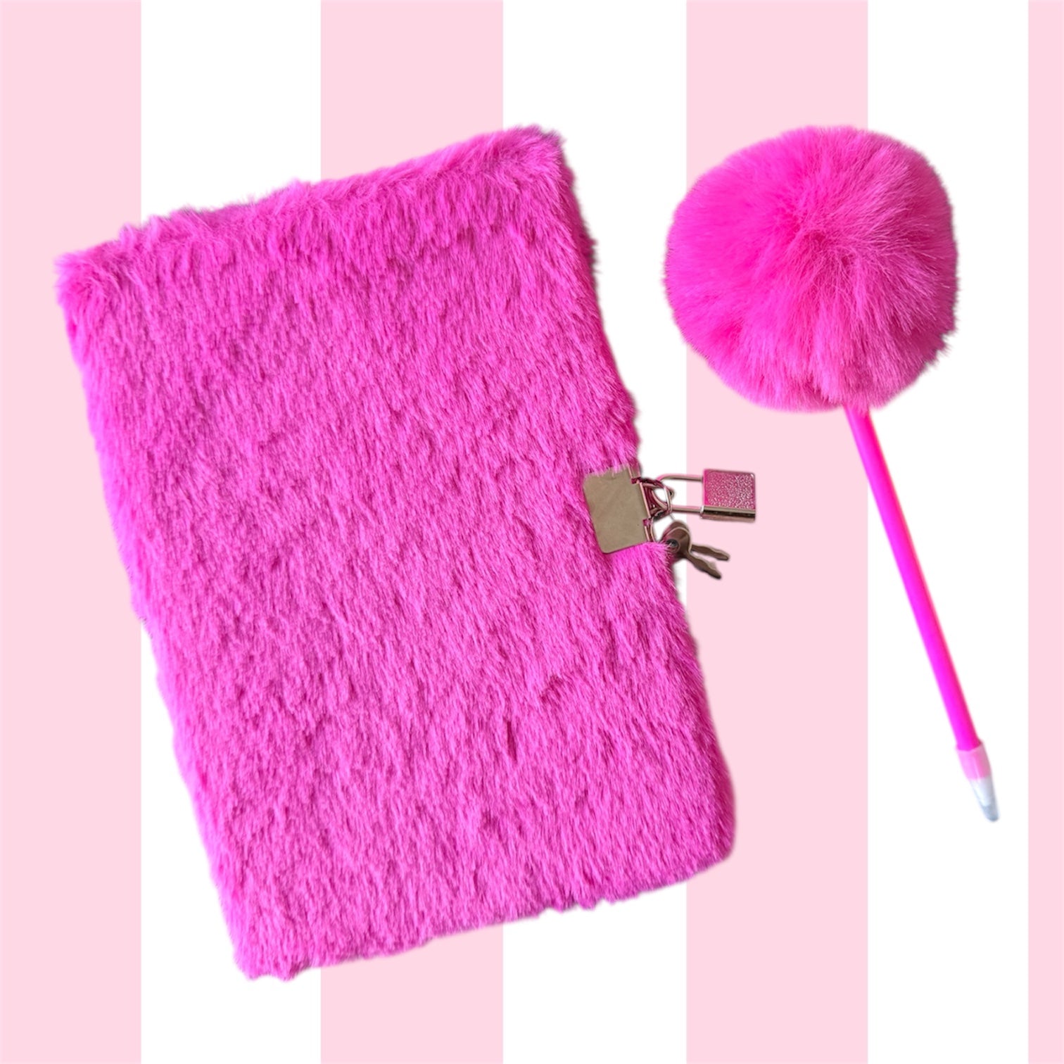 Plush Notebook & Pen Set